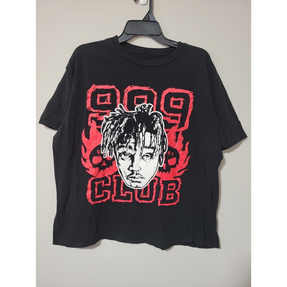 Juice WRLD 999 Club Graphic T Shirt Mens XL Black Red Rap Hip Hop Official